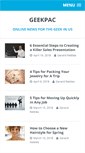 Mobile Screenshot of geekpac.org
